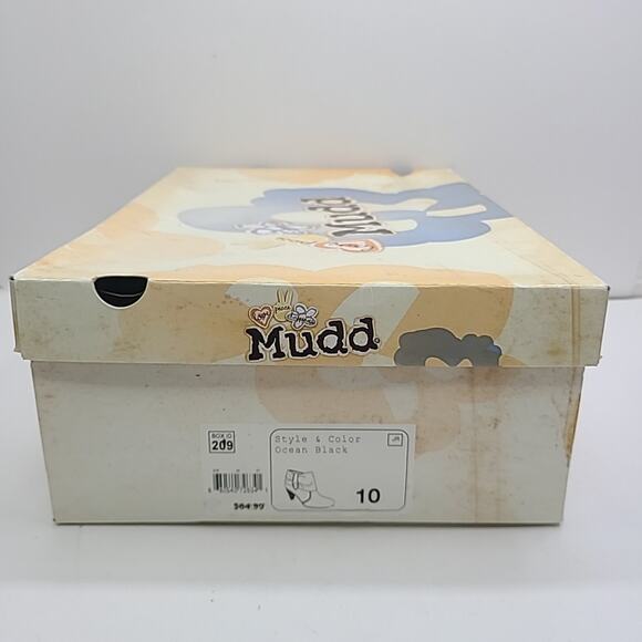 Mudd Black Faux Leather High Heel Ankle Boots Zip Booties Y2k 90s Size 10 - Picture 2 of 15